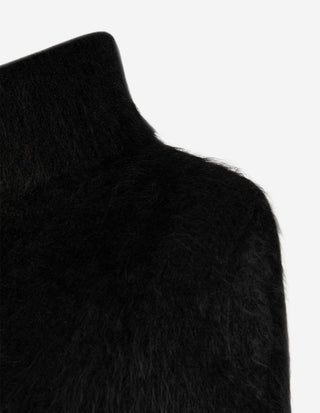 Sylvia Halv Polo-Poncho Svart