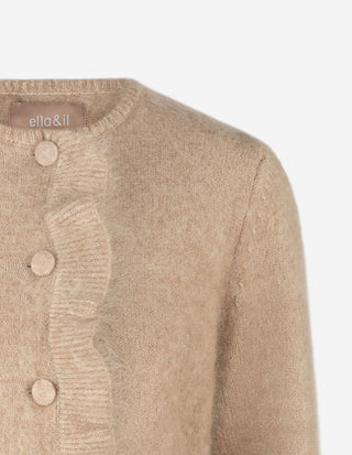 Ana Chunky Cardigan Beige