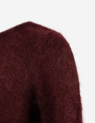 Ana Chunky Cardigan Burgundy