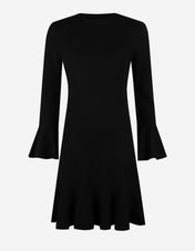 Klänning Flora Dress Merino Black