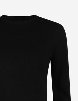 Klänning Flora Dress Merino Black