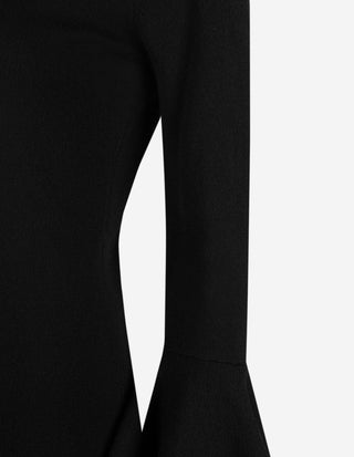 Klänning Flora Dress Merino Black