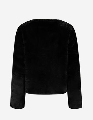 Carro Jacka Faux Fur Svart