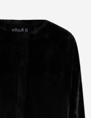 Carro Jacka Faux Fur Svart