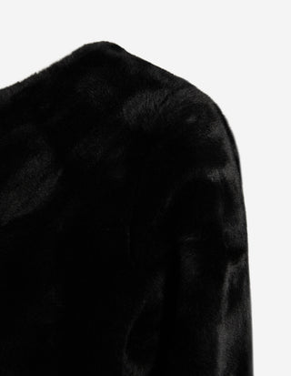 Carro Jacka Faux Fur Svart