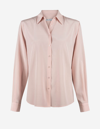Kornelia Blus Siden Rosa