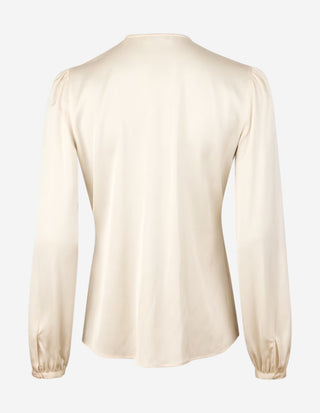 Mona Blus Siden Creme