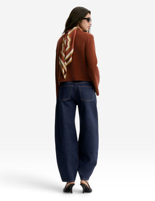 Cierrou Cardigan Ull/Mohair Rost