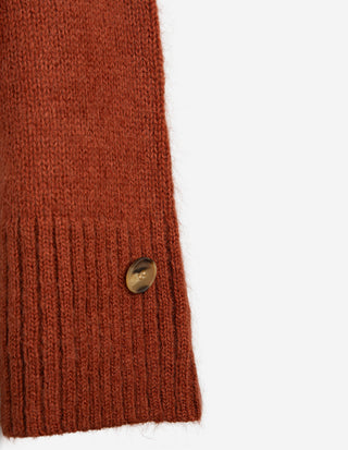 Cierrou Cardigan Ull/Mohair Rost