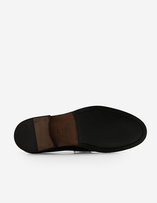 Penny Loafer Läder Svart