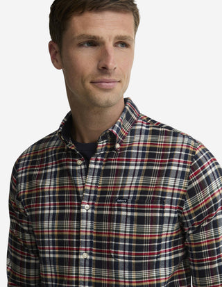 Northfell Tailored Skjorta Rutig Röd