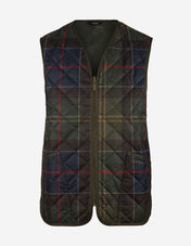 Icons Vadderad Väst Tartan Grön