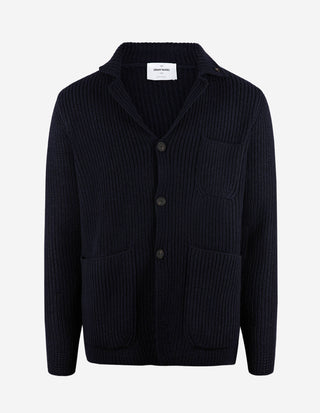 Kavajcardigan Ull Navy