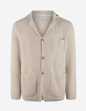 Kavajcardigan Ull Ljusbeige