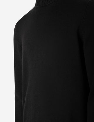 Polotröja Merinoull Svart