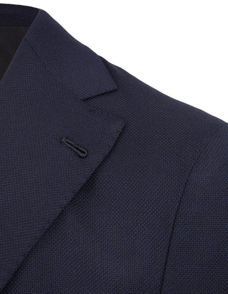 The Sartorial Jacket Hopsack Marinblå