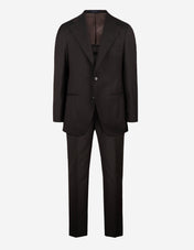 Sartorial Suit Kostym Ull Fiskben Brun