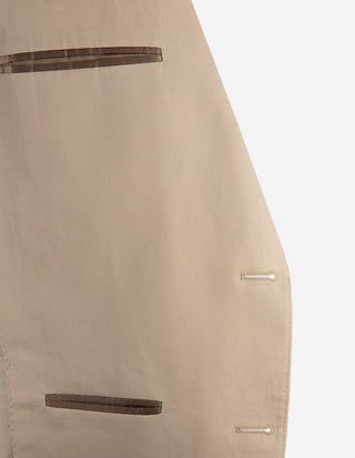 Sartorial Jacket Linne Bomull Beige