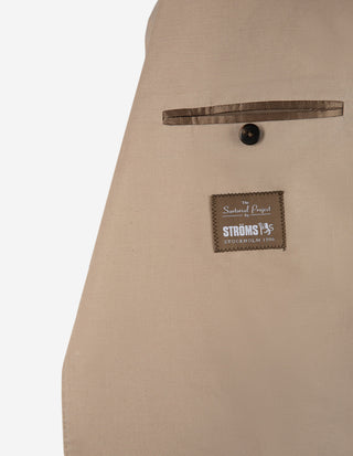 Sartorial Jacket Linne Bomull Beige