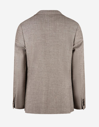 Roma Kavaj Linne Ull Stretch Beige