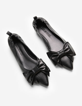 Ballerina Skor Rosett Svart