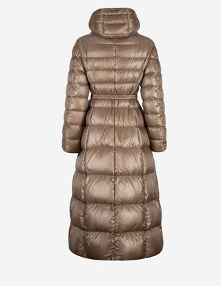 Dunkappa A-linjeformad Beige