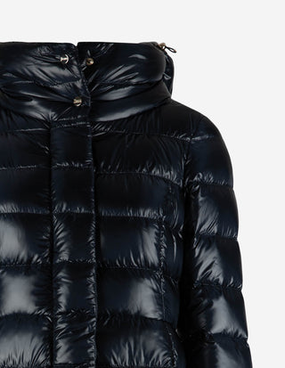 Dunkappa A-linjeformad Navy