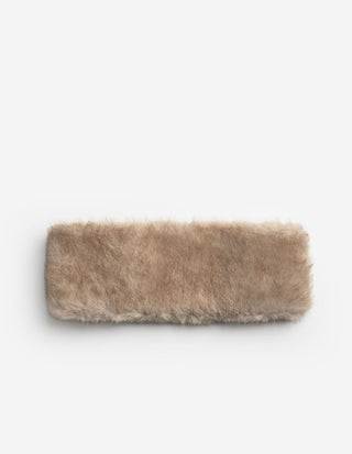 Öronvärmare Faux Fur Ljusbeige