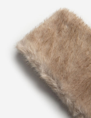 Öronvärmare Faux Fur Ljusbeige