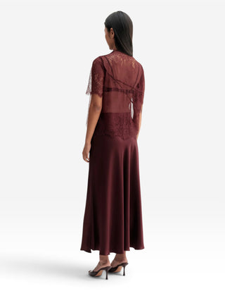 Hadi Kjol Burgundy