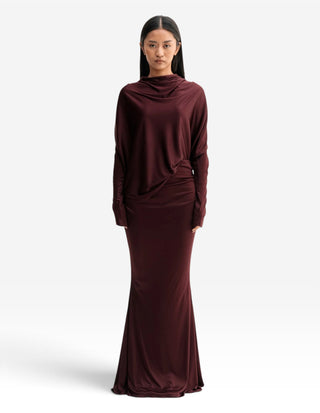 Milly Blus Jersey Burgundy