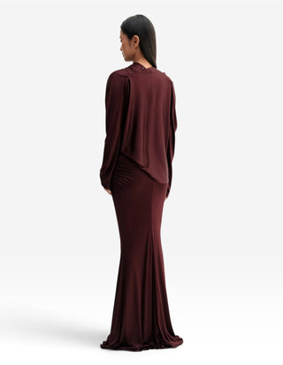 Milly Blus Jersey Burgundy