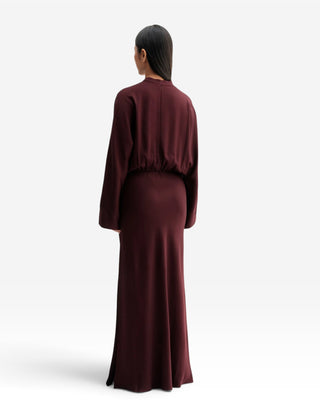 Niva Klänning Burgundy