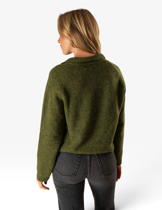 Clover Tröja Alpacka Grön
