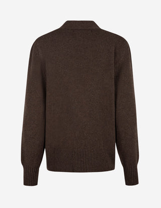 Carole Cardigan Ull/Kashmir Brun