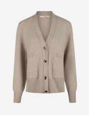 Carole Cardigan Ull/Kashmir Beige