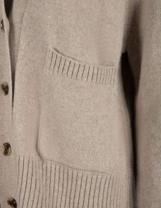 Carole Cardigan Ull/Kashmir Beige
