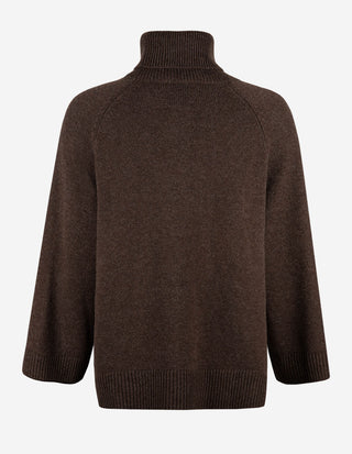 Poloponcho Kashmir Brun