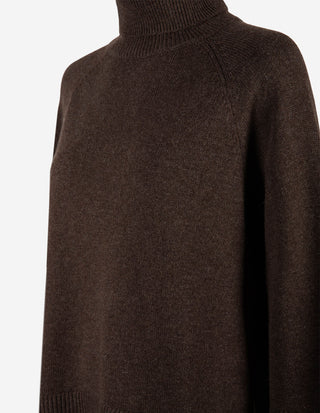 Poloponcho Kashmir Brun