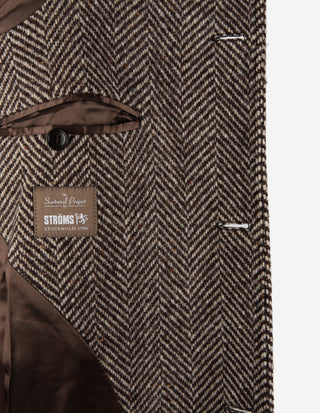 Sartorial Raglan Rock Ull Fiskben Brun
