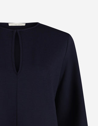 Klänning Viskosjersey Navy