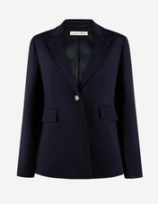 Kavaj Viskosjersey Navy