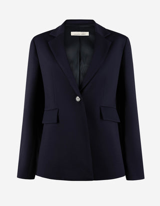 Kavaj Viskosjersey Navy