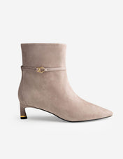 Stövlett Mocka Beige