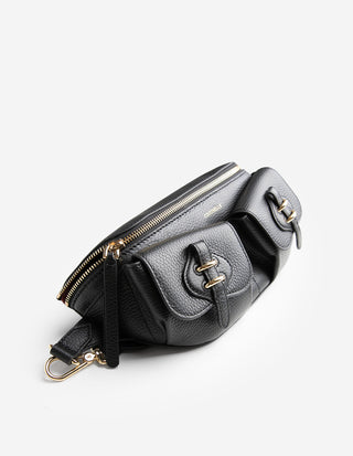 Mavery Pocket Väska Läder Svart
