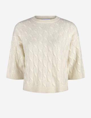 MLSRadura Tröja Ull/Cashmere Benvit