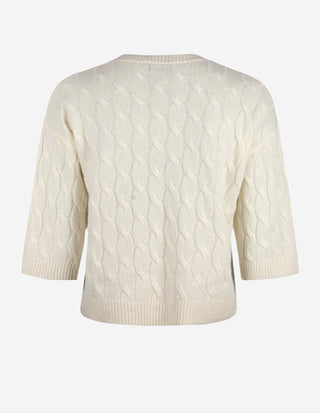 MLSRadura Tröja Ull/Cashmere Benvit