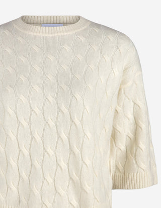 MLSRadura Tröja Ull/Cashmere Benvit