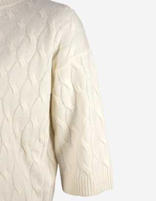 MLSRadura Tröja Ull/Cashmere Benvit