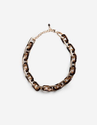 MLAVetrina Halsband Guld/Brun